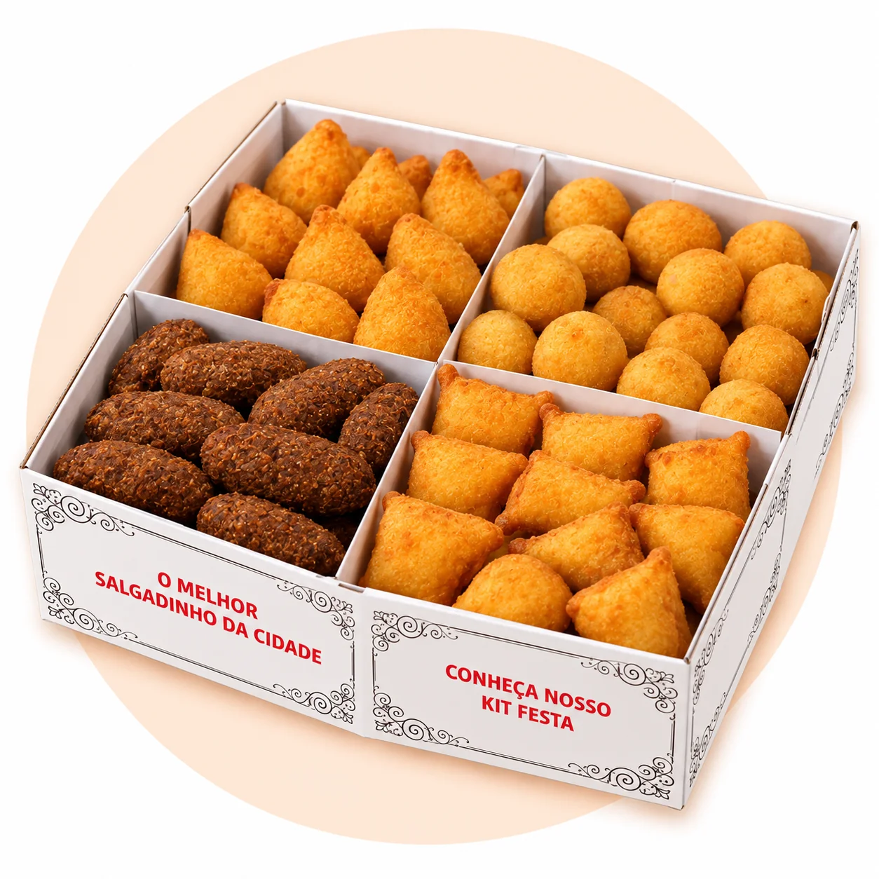 Caixa de salgadinhos NAHA Combo 50